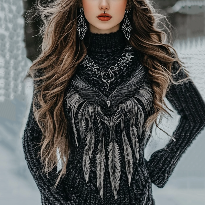 Maglione dal design curato