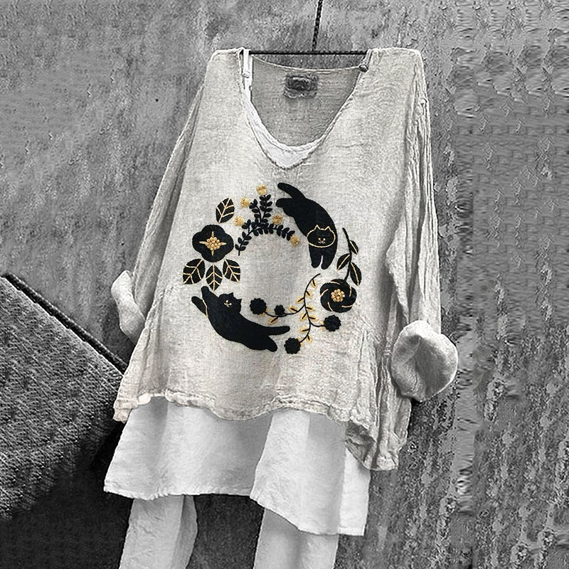 Camicia in stile vintage senza tempo