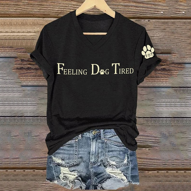 Comstylish Women's Cat Fdt Print Long Sleeve T-shirt