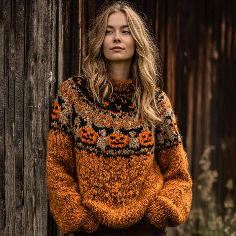 Maglione dal design curato