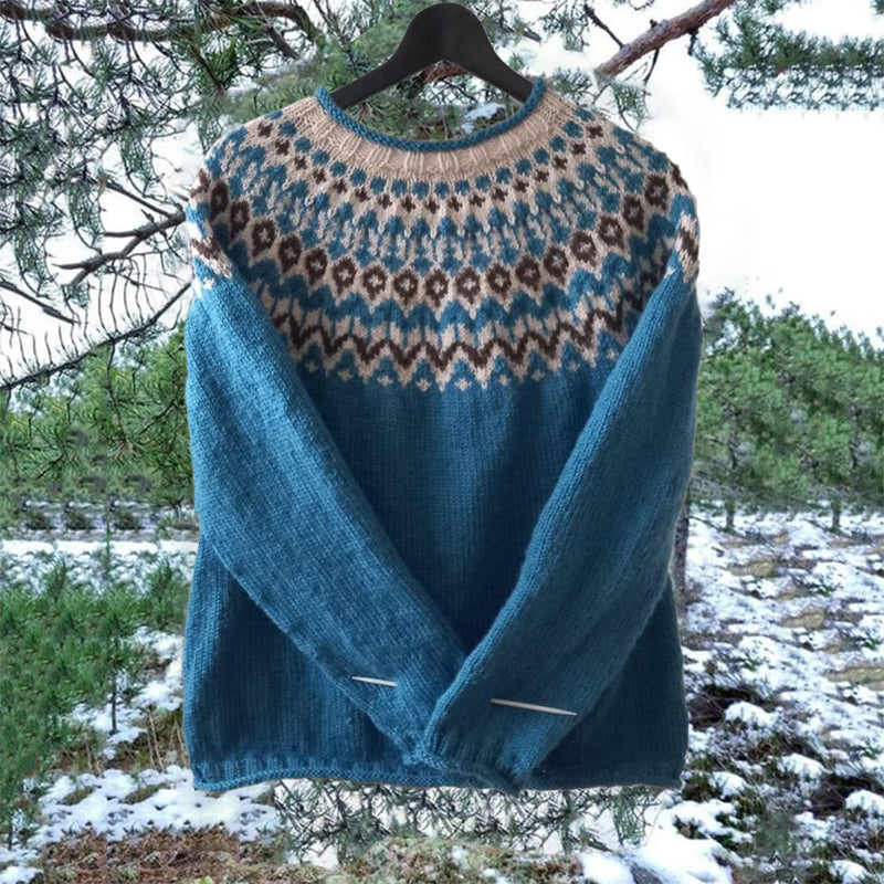 Maglione dal design curato