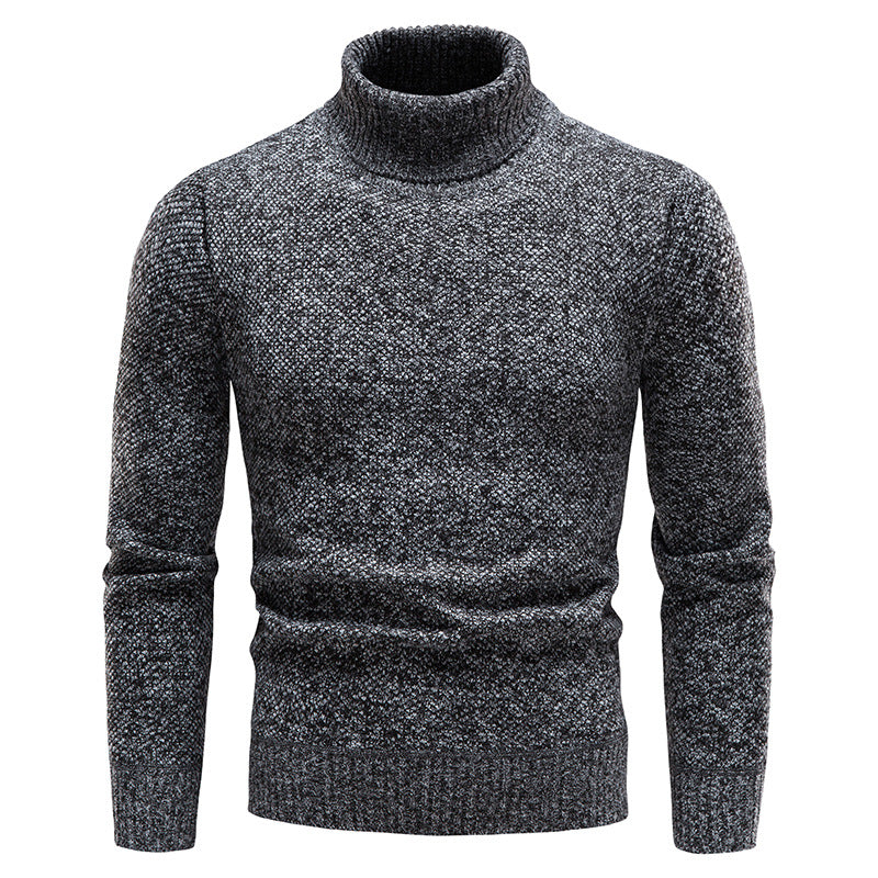 Men's Turtleneck Casual Pullover Sweater elevenforest
