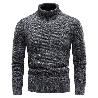 Men's Turtleneck Casual Pullover Sweater elevenforest