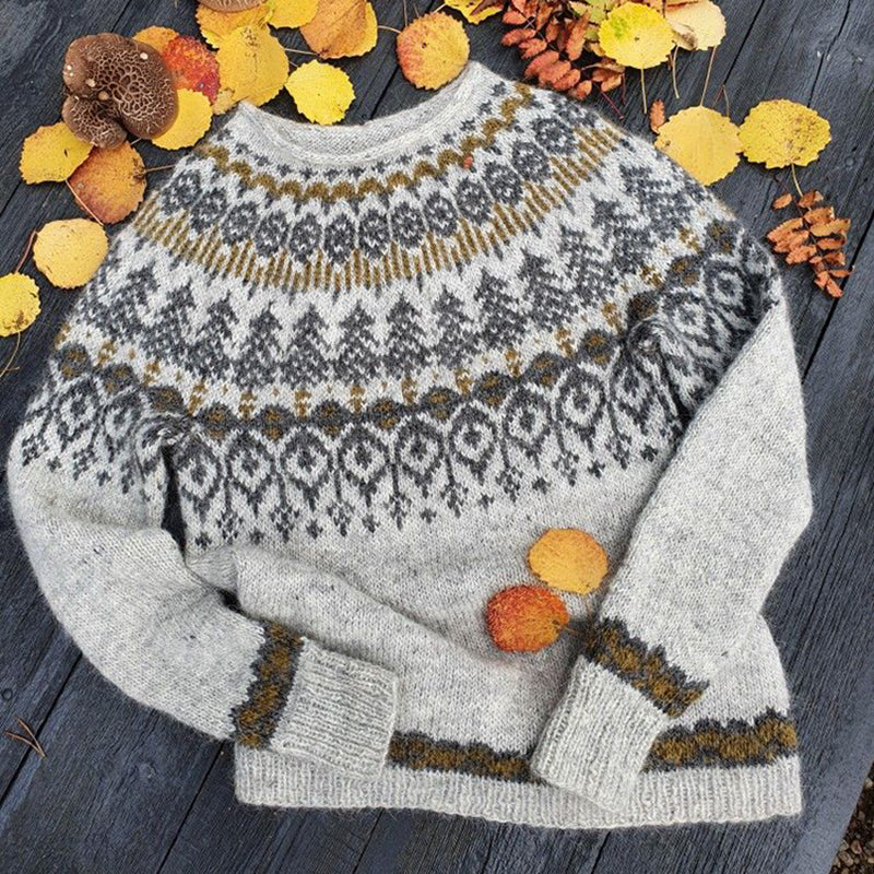 Maglione dal design curato