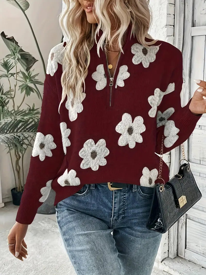 Maglione dal design curato