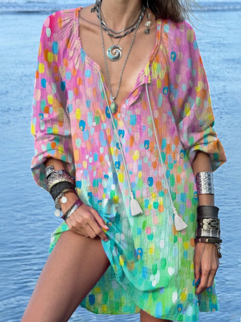 Vestito dal design curato