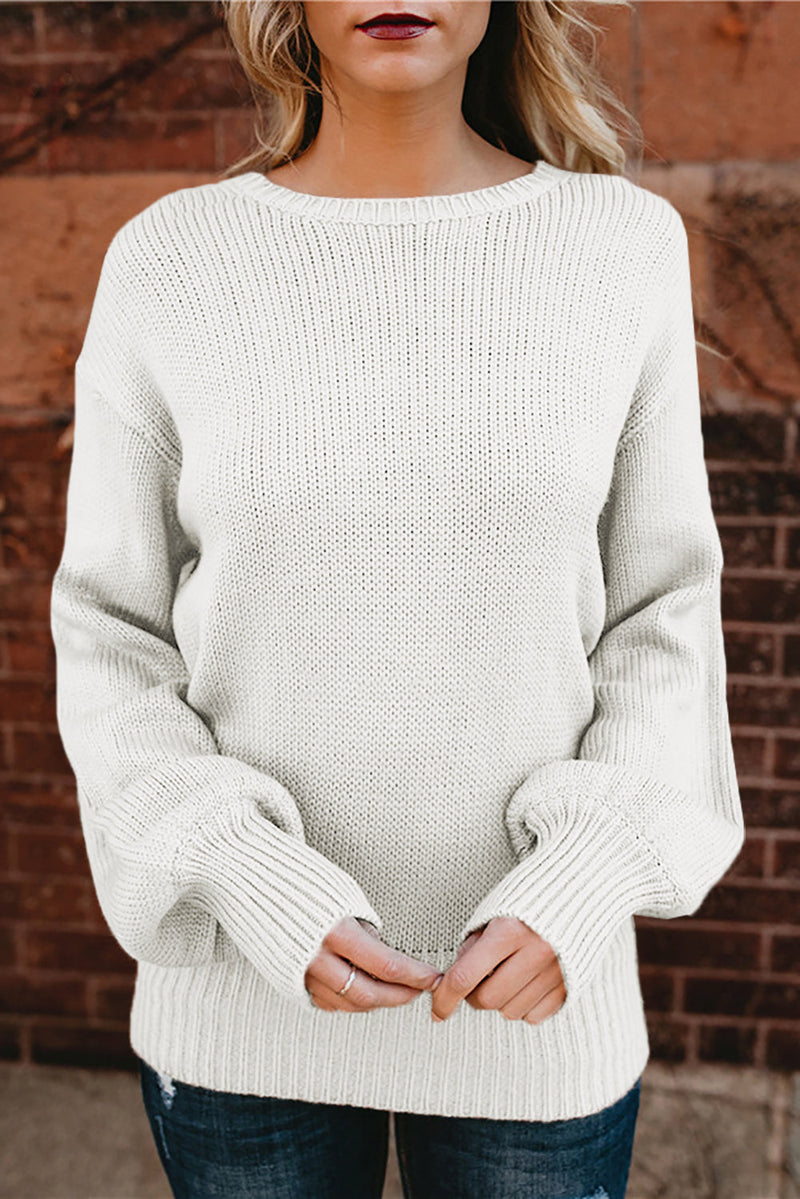 Maglione dal design curato