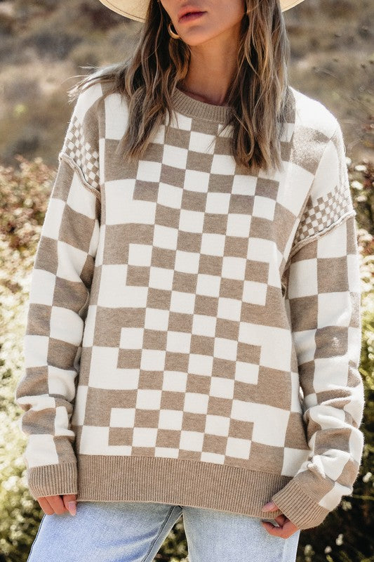 Maglione dal design curato