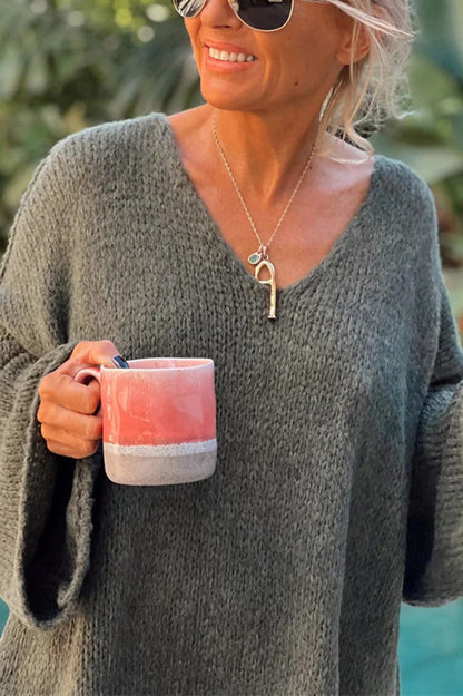 Maglione dal design curato