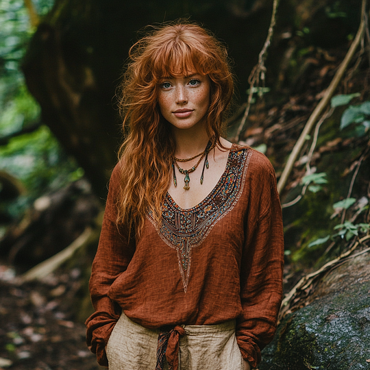 Camicetta in stile vintage senza tempo