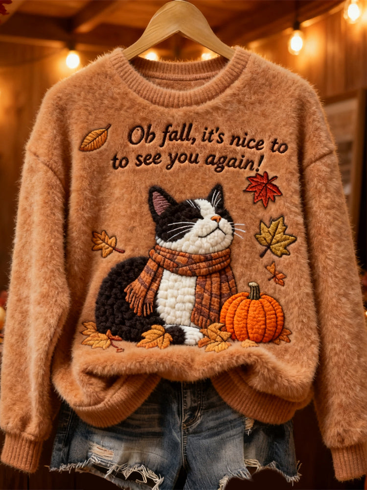 Maglione dal design curato