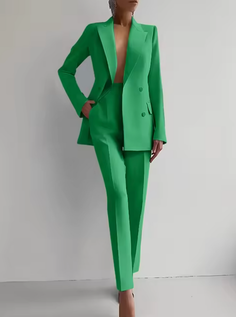 LP | Set di blazer e pantaloni a pieghe