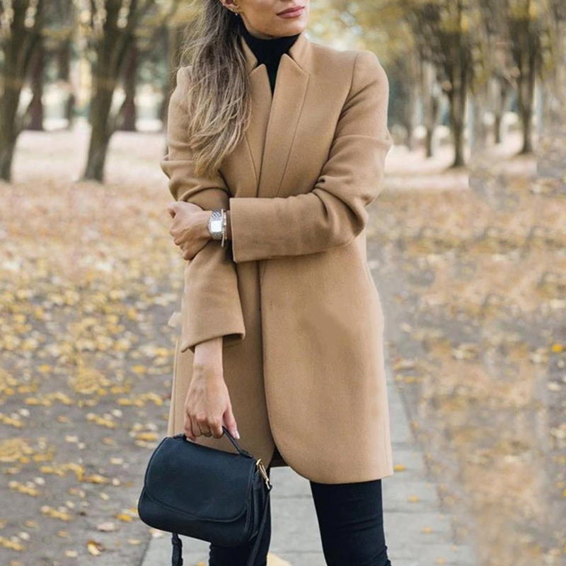 LP | Cappotto corto elegante da donna per il tempo libero e gli affari