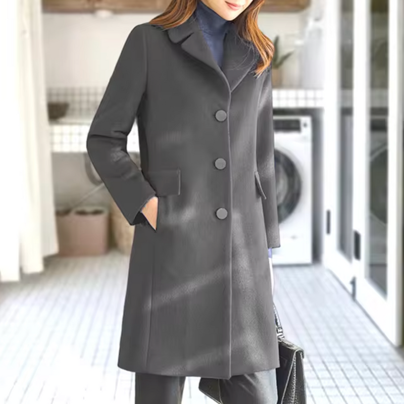 LP | Cappotto in lana con tasca frontale