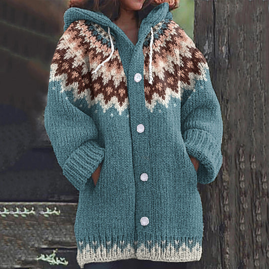 Vintage Fairman Island Pattern Cozy Sweater elevenforest