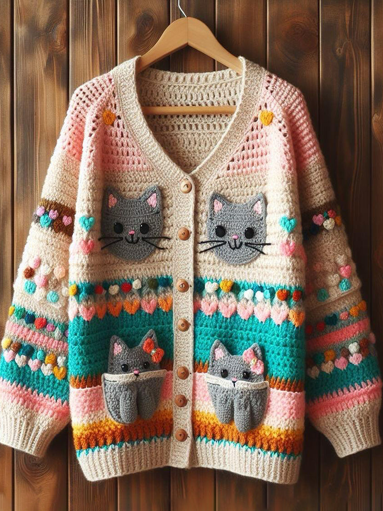 Cardigan in stile vintage senza tempo