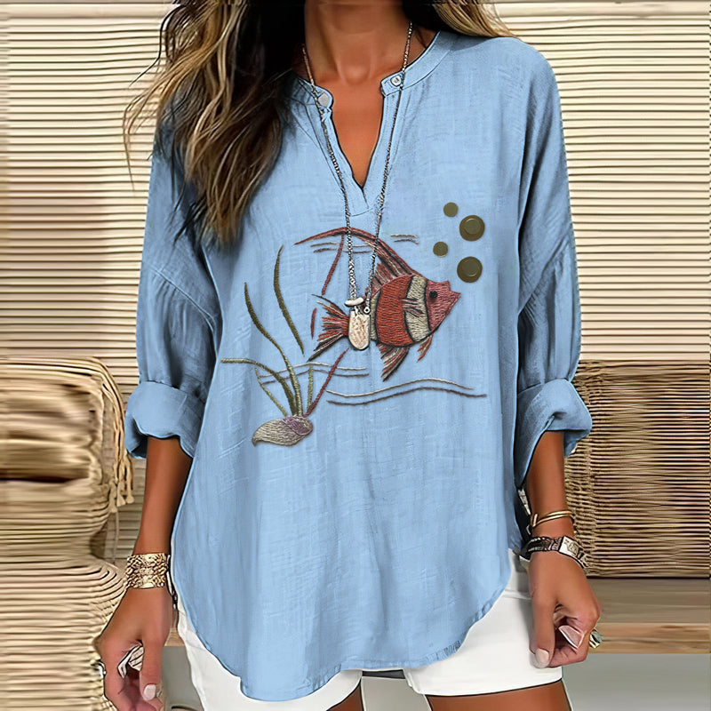 Camicia in stile vintage senza tempo