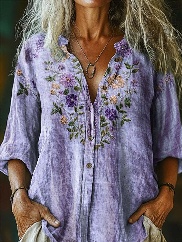 Camicia dal design curato