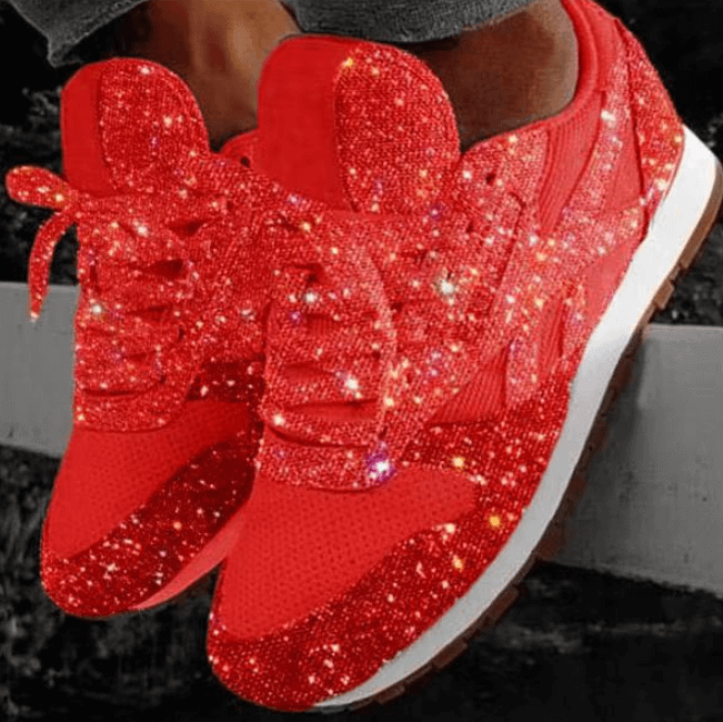 LP | Moda paillettes scarpe da donna