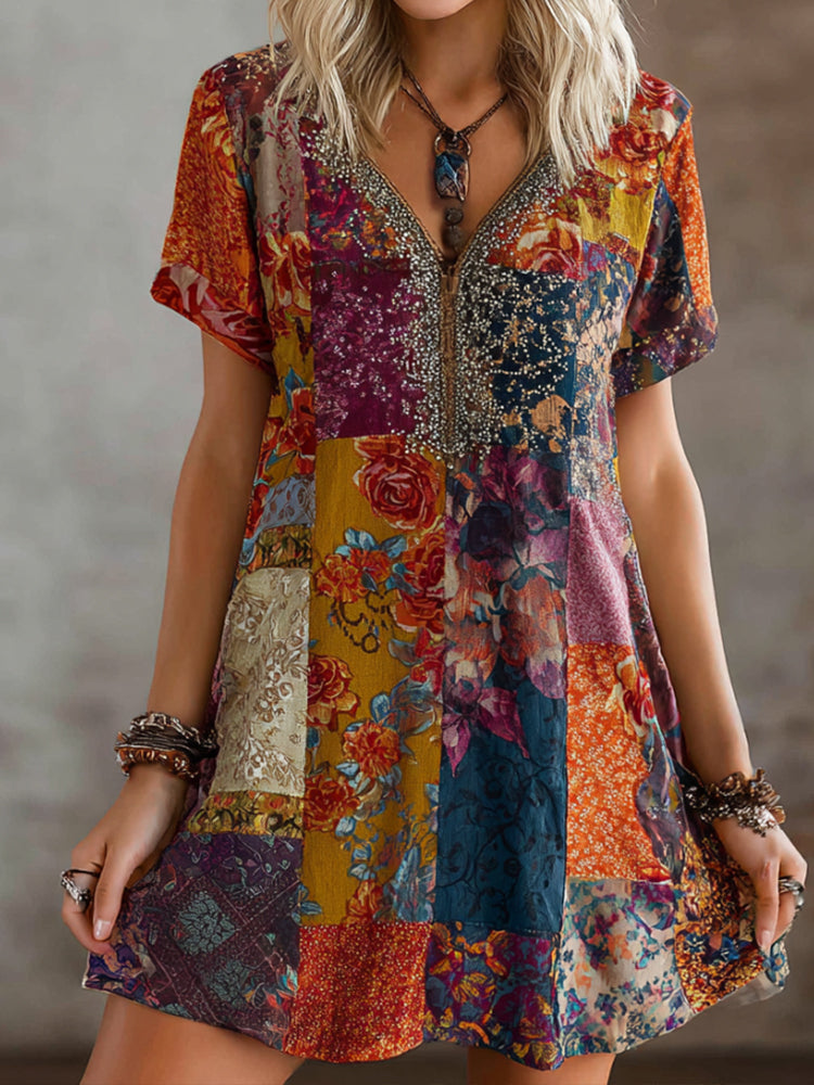 Vestito dal design curato