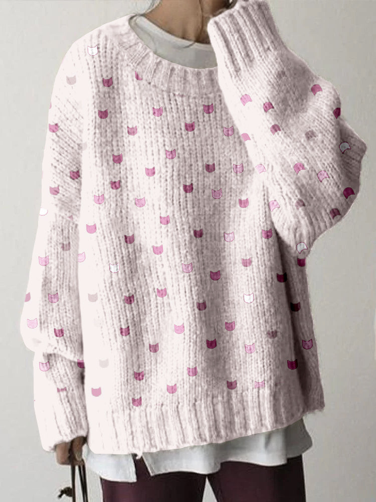 Maglione dal design curato