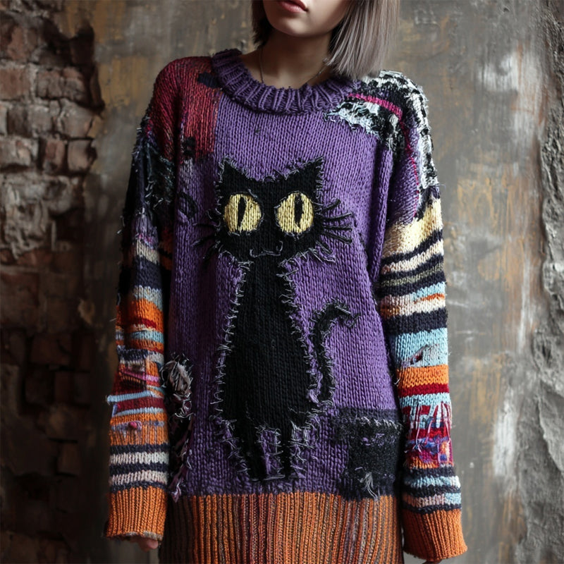 Maglione dal design curato