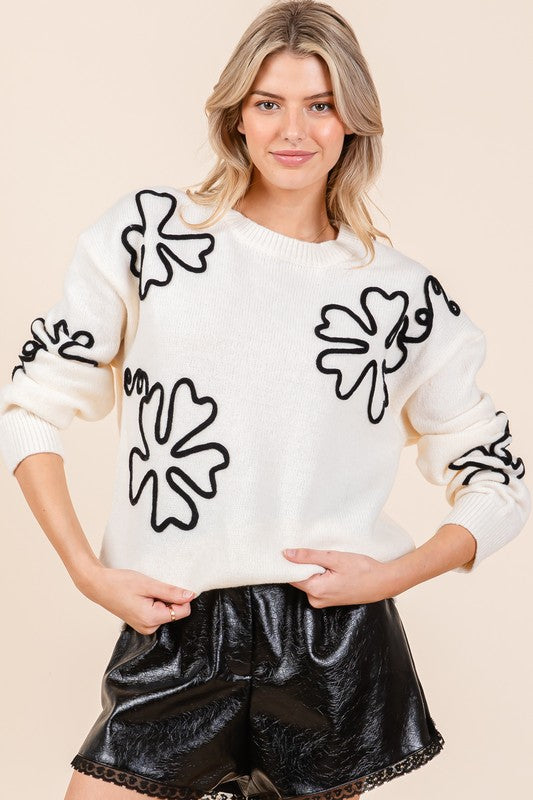 Maglione dal design raffinato