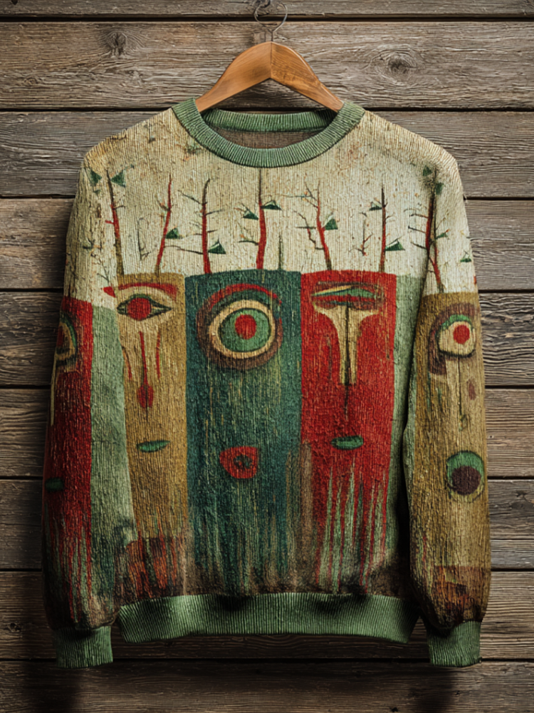 Maglione dal design curato