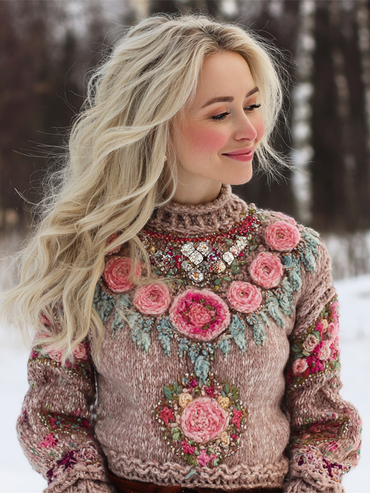 Maglione in stile vintage senza tempo