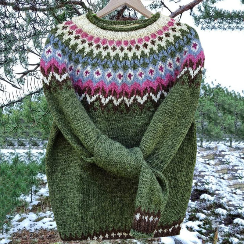 Maglione in stile vintage senza tempo