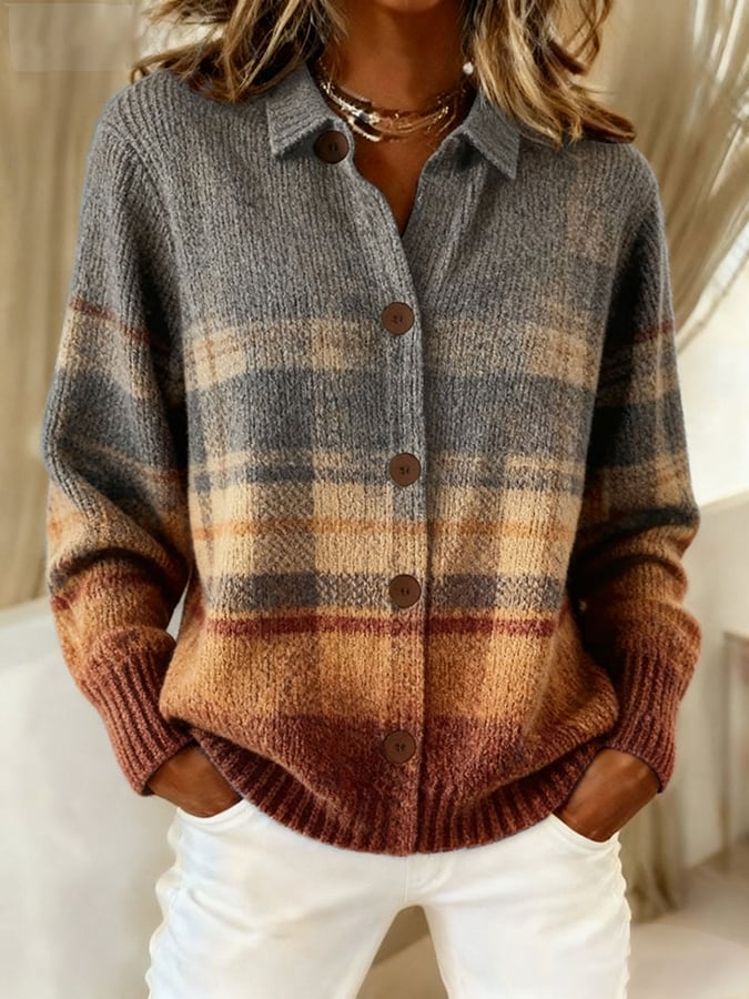 Cardigan dal design curato