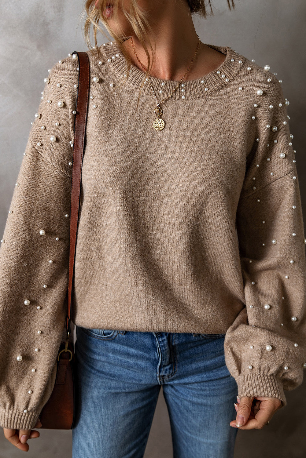 Maglione dal design curato