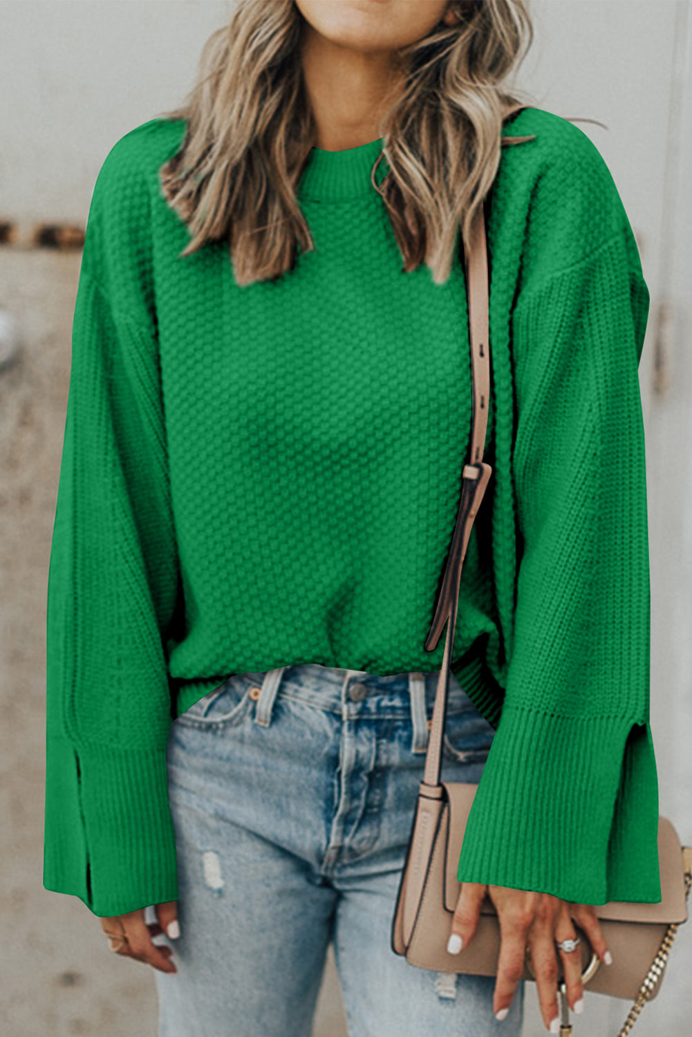 Maglione dal design curato