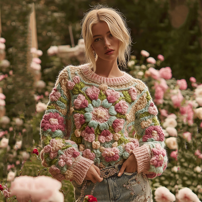 Maglione dal design aggraziato