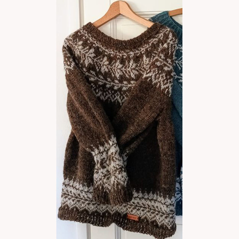 Maglione dal design curato