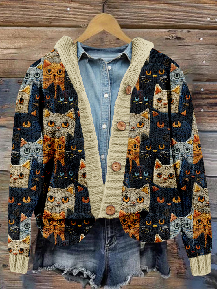 Cardigan dal design curato