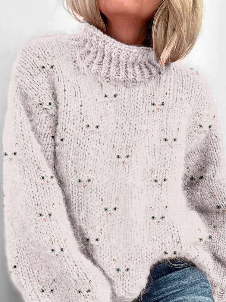 Maglione dal design curato