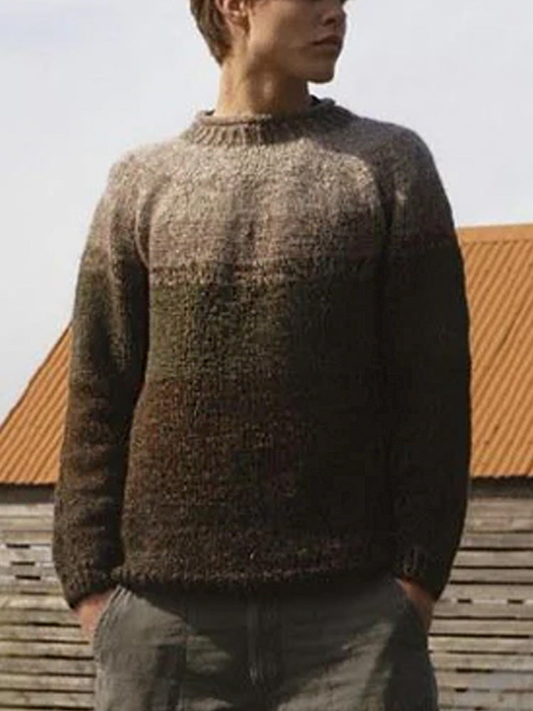 Retro Ethnic Style Fairman Island Knit Jacquard Sweater elevenforest