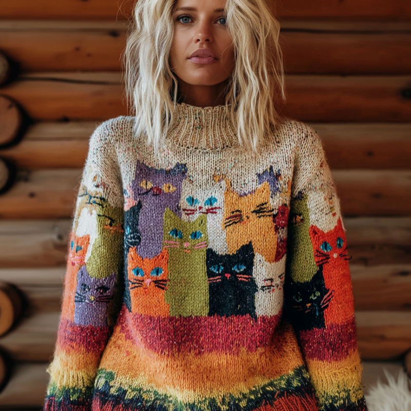 Maglione dal design curato