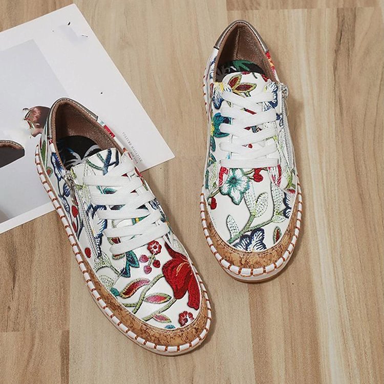 LP | Scarpe da ginnastica semplici con fiori