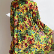 ER | Bikini 3 pezzi a fiori con copricostume