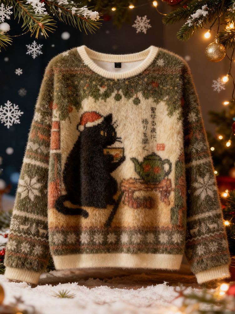 Maglione dal design curato