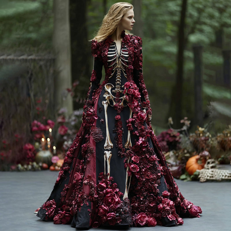Vestito dal design curato