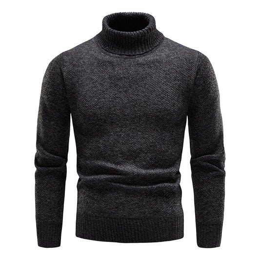 Men's Turtleneck Casual Pullover Sweater elevenforest
