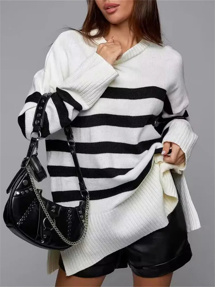 Maglione dal design curato