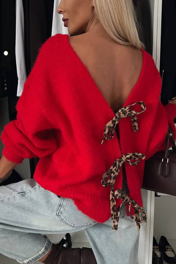 Maglione dal design curato