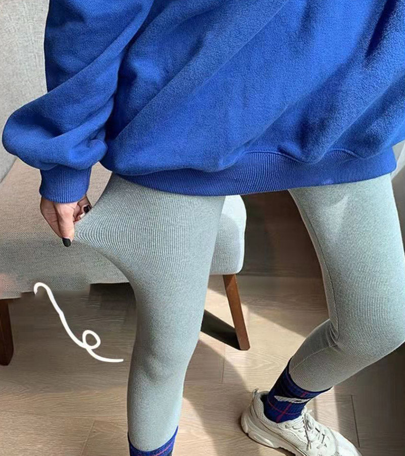 High Waist Slender Body High Elastic Warm Pants