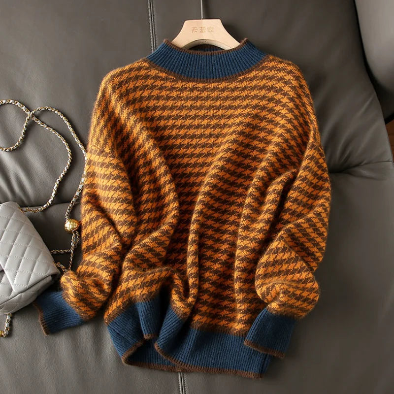 Maglione dal design curato