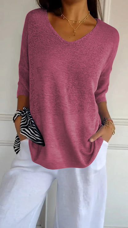 Maglione dal design curato