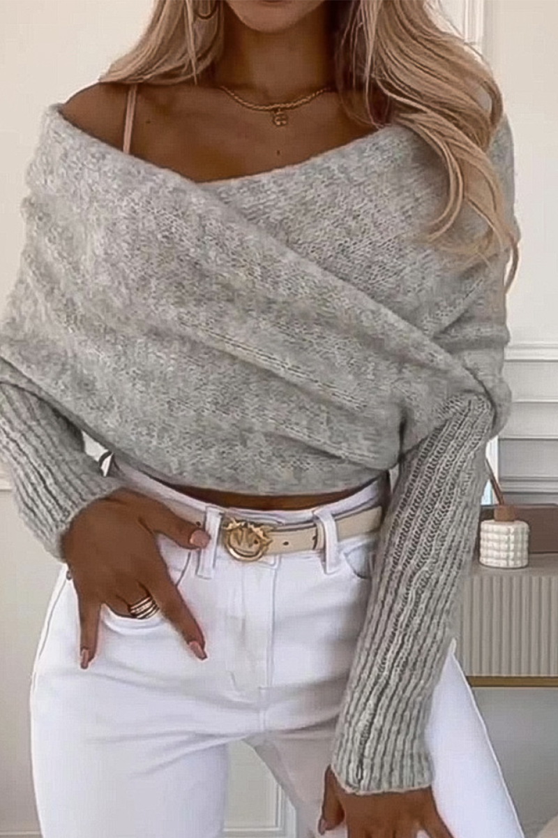 Maglione dal design curato
